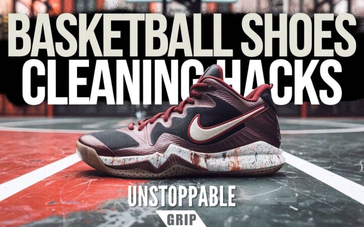 Cleaning basketball shoes to restore grip and remove dirt and grime